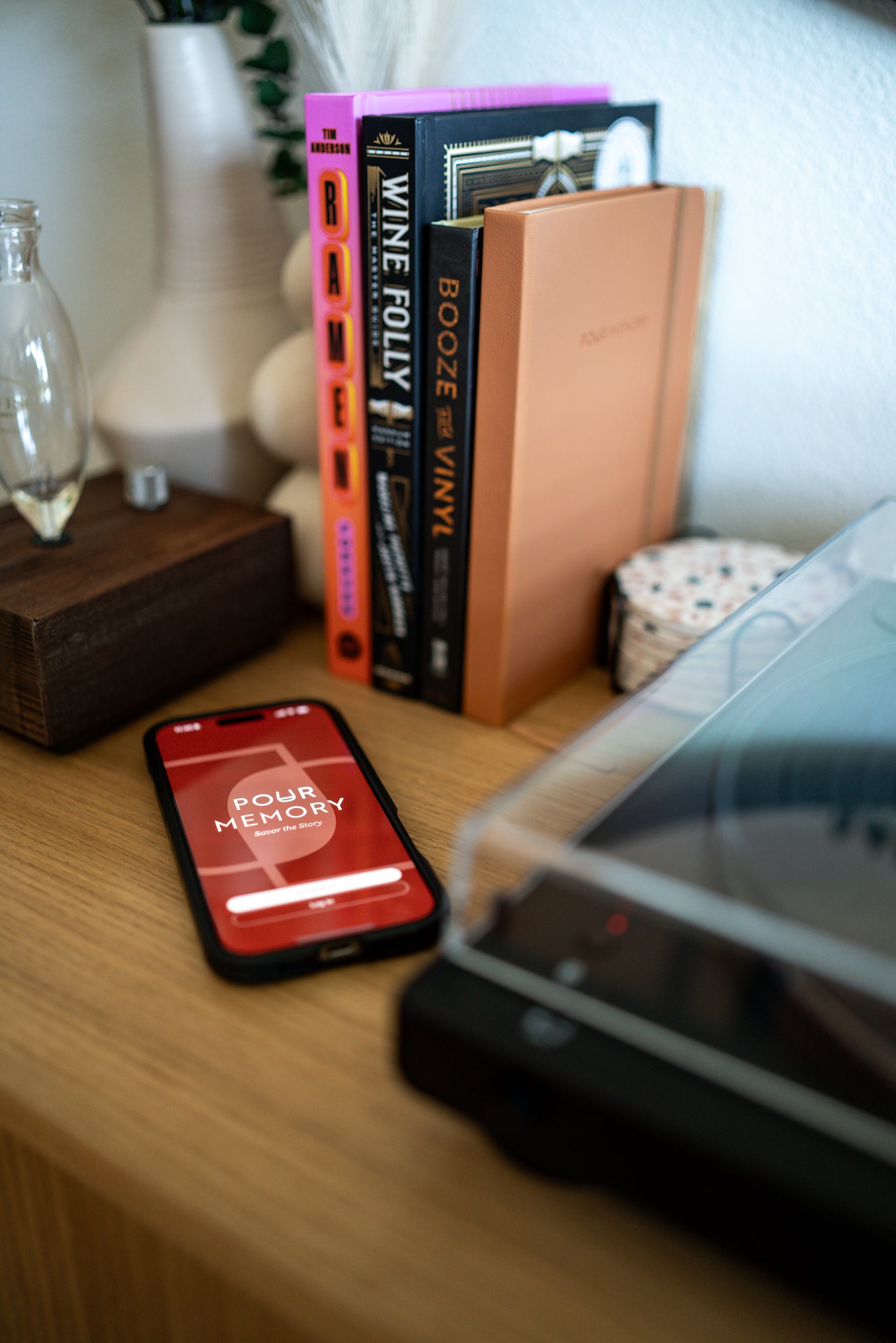 The Pour Memory app is coming soon — stay tuned! You can easily digitize your physical journal pages, keep everything in the app, or use a mix of both to log your memories.